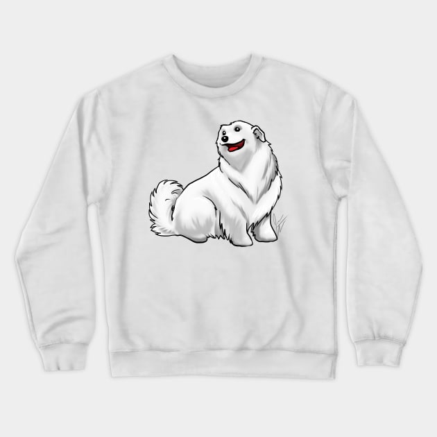 Dog - Great Pyrenees - White Crewneck Sweatshirt by Jen's Dogs Custom Gifts and Designs